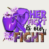 Her Fight Is Our Fight Purple Ribbon Zipper Hoodie | Teevron