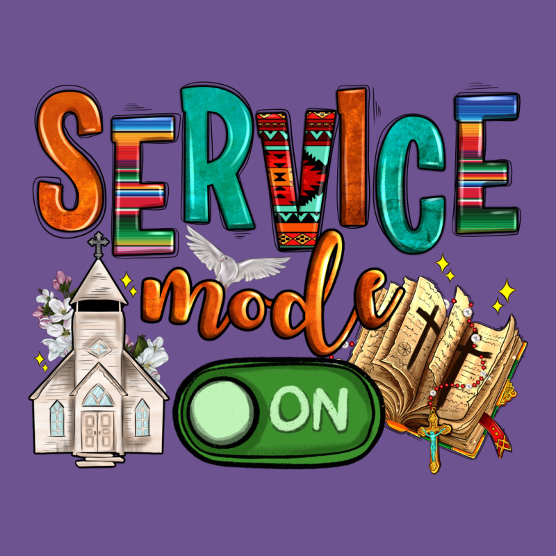Service Mode On Vintage Tee by NancyCooperArtShop | Teevron