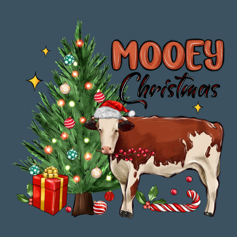 Mooey Christmas Urban Heavy Tee by MaliasSmallBusiness | Teevron