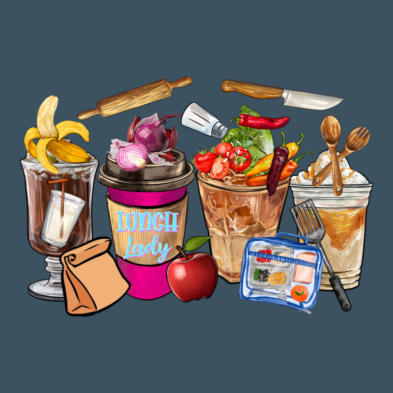 Lunch Lady Coffee Cups Urban Hoodie by FaDigitalArtStudio | Teevron