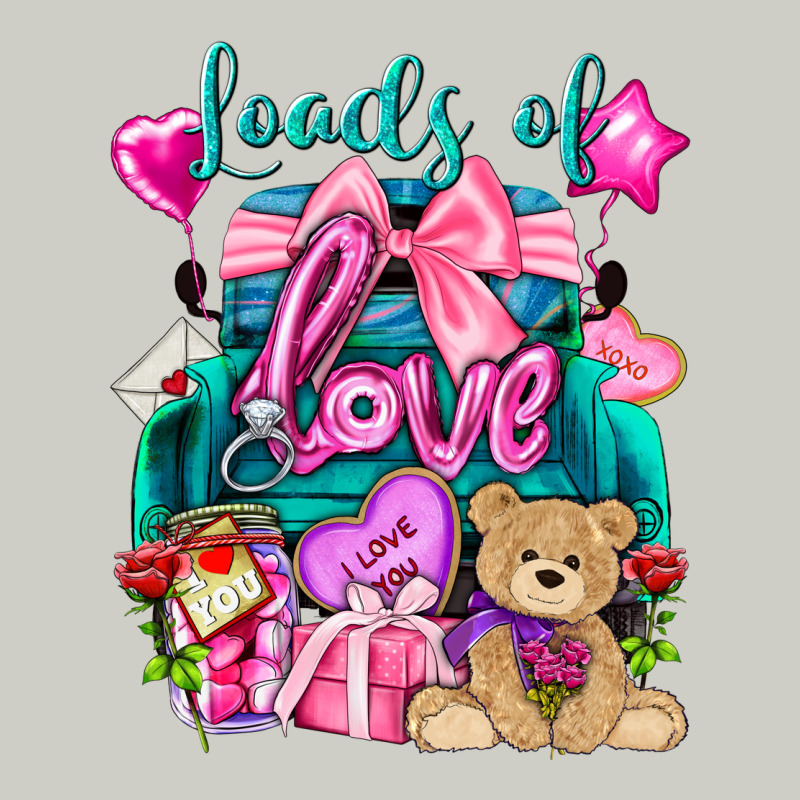 Loads Of Love Truck Valentine's Day Heavyweight Hoodie by HowdyJamesFarm | Teevron