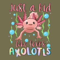 Just A Kid Who Loves Axolotls Vintage Hoodie | Teevron