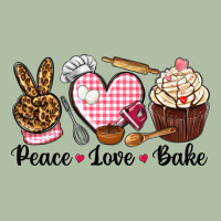 Peace Love Bake Urban Heavy Tee | Teevron