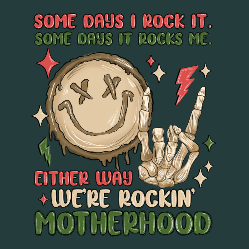 Some Days I Rock It Some Days It Rocks Me Either W Classic Tee by MaliasSmallBusiness | Teevron