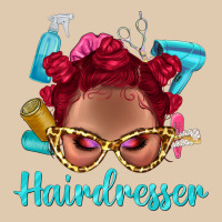 Afro Bantu Knots Red Hairdresser With Leopard Glasses Bbs Heavyweight Sweatshirt | Teevron