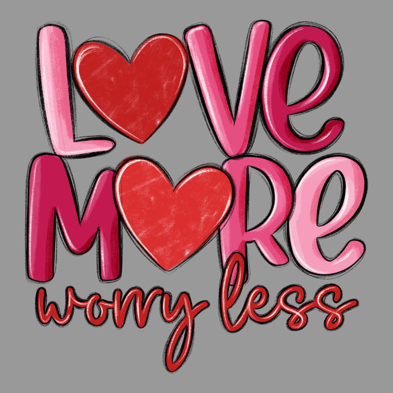 Love More Worry Less Vintage Hoodie by MaliasSmallBusiness | Teevron