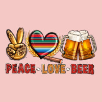 Peace Love Beer Urban Heavy Tee | Teevron