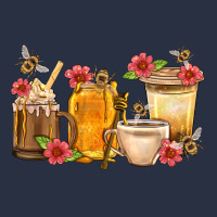 Honey And Bee With Flower Coffee Cup Heavyweight Sweatshirt | Teevron
