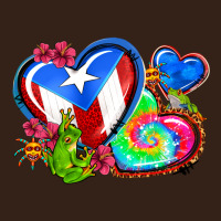 Western Leopard Puerto Rico Hearts Heavy Core Tee | Teevron
