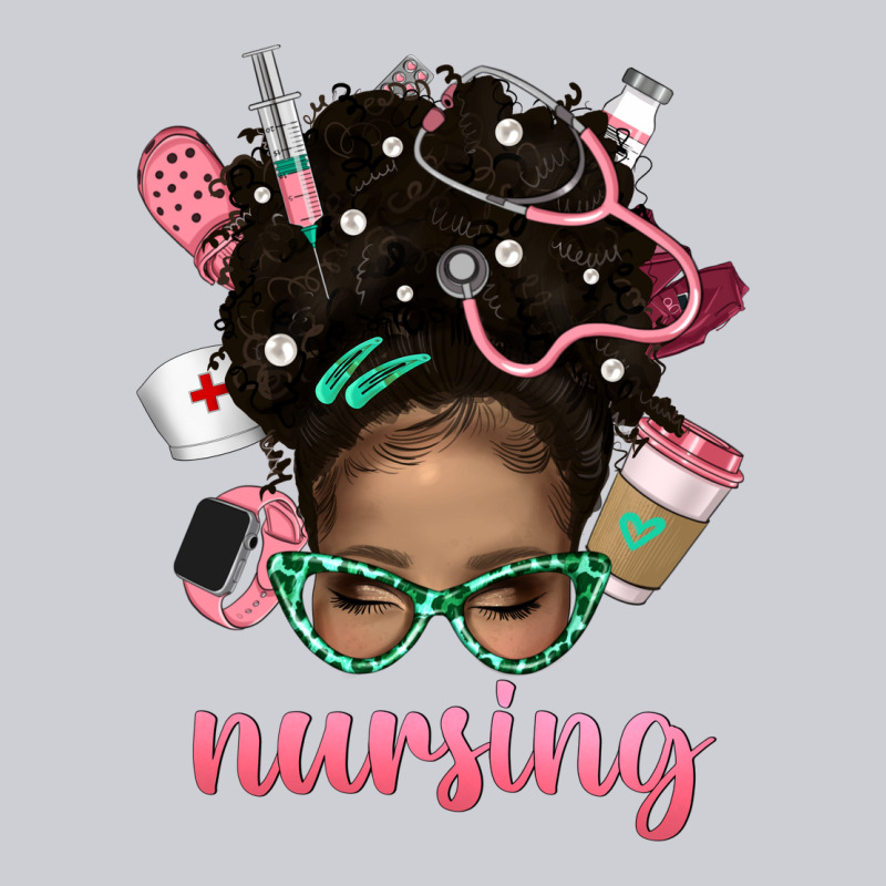 Afro Messy Bun Nursing Bbs Heavyweight Sweatshirt by BundleAndBundleShop | Teevron