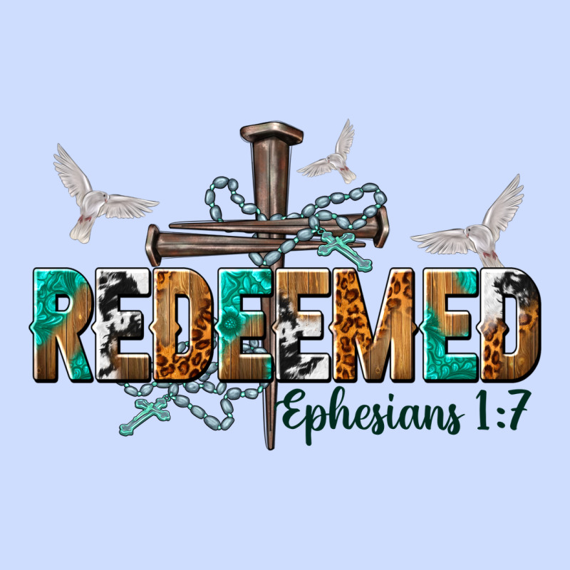 Redeemed Ephesians 1 7 Urban Heavy Tee by NancyCooperArtShop | Teevron