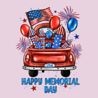 Happy Memorial Day Farm Truck Ladies Tee | Teevron