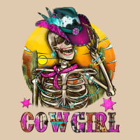 Cowgirl Skeleton With Landscape Heavyweight Sweatshirt | Teevron