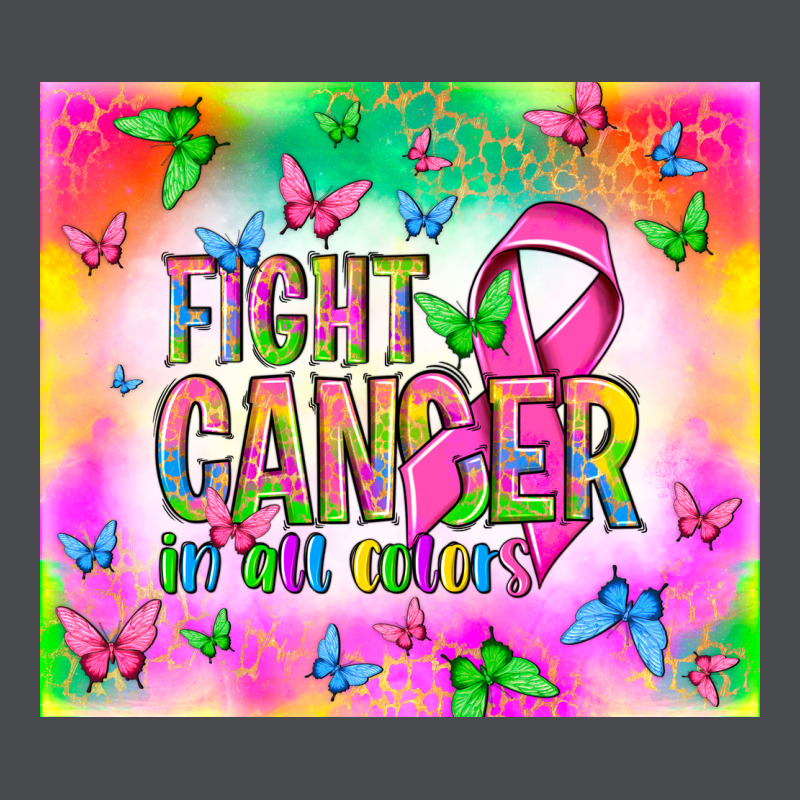 Fight Cancer In All Colors Zipper Hoodie by NancyCooperArtShop | Teevron