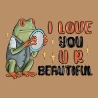 I Love You U R Beautiful Frog Vintage Hoodie | Teevron
