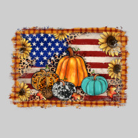 American Flag Fall Backgraund Premium Tee | Teevron