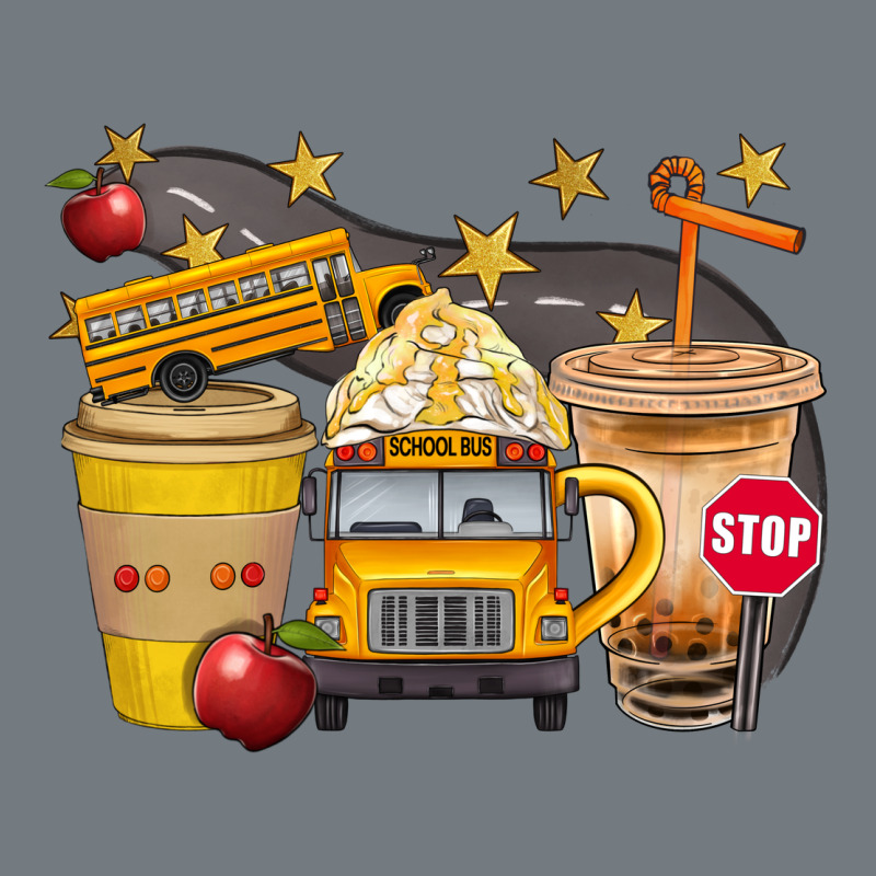 School Bus Coffee And Star Bbs Heavyweight Sweatshirt by BundleAndBundleShop | Teevron