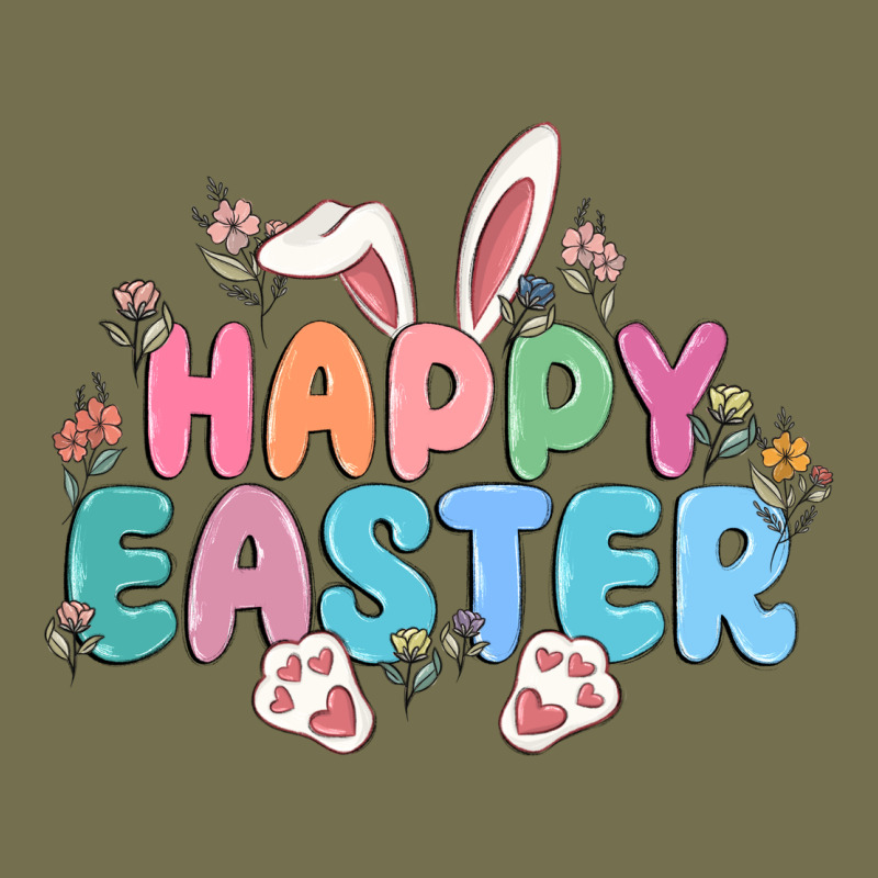 Happy Easter Vintage Hoodie by MaliasSmallBusiness | Teevron