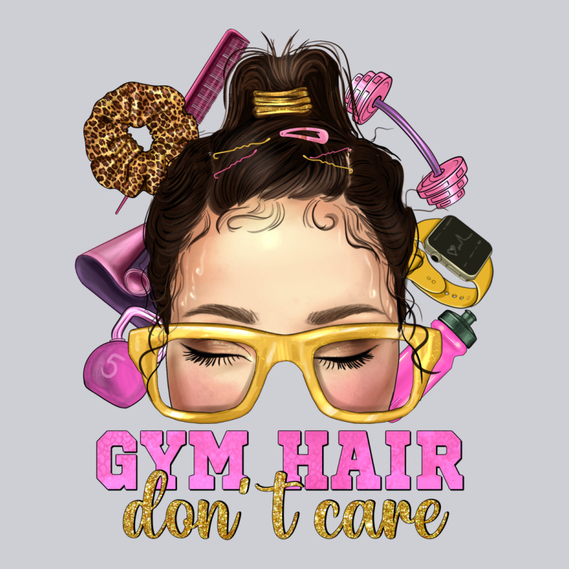 Messy Bun Gym Hair Don't Care Bbs Heavyweight Sweatshirt by BundleAndBundleShop | Teevron