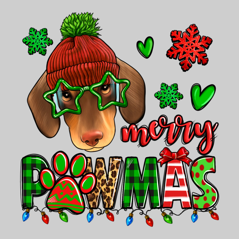 Merry Pawmas Christmas Dachshund Premium Tee by Jasminsmagicworld | Teevron