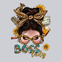 Western Messy Bun Boss Lady With Money Heavyweight Sweatshirt | Teevron