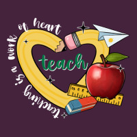 Teaching Is A Work Of Heart Premium Tee | Teevron
