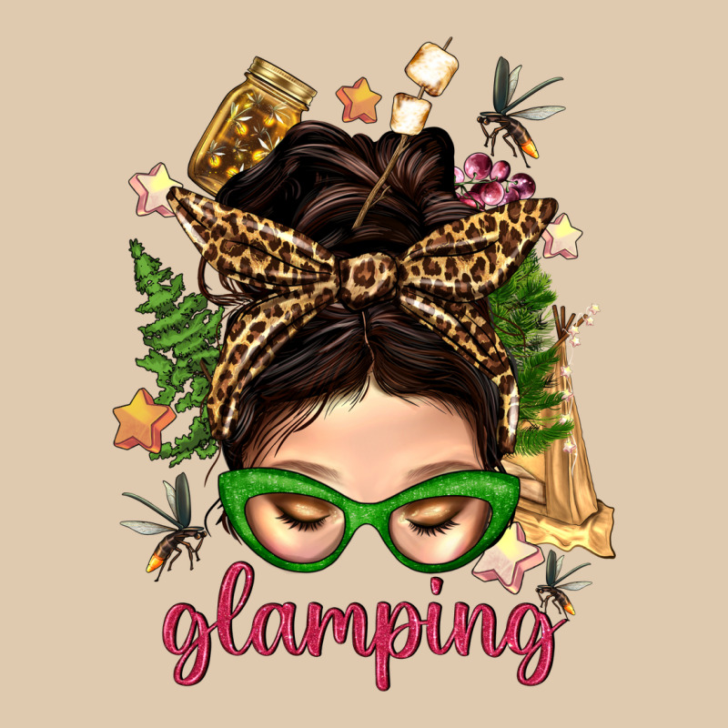 Glamping Messy Bun With Glamping Camp Tent Bbs Heavyweight Sweatshirt by BundleAndBundleShop | Teevron