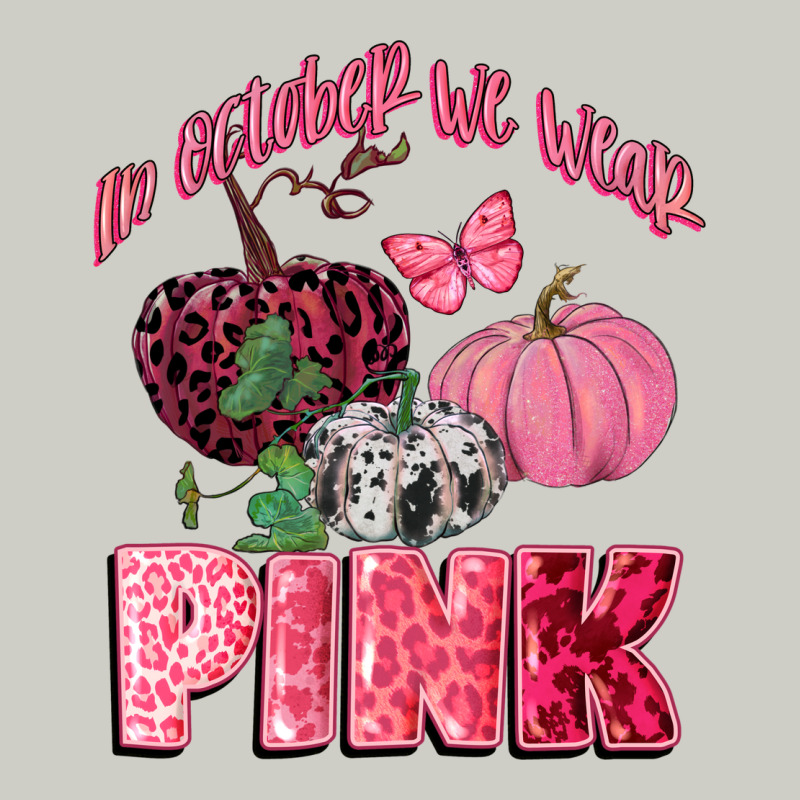 In October We Wear Pink Heavyweight Hoodie by CowGirlArtShop | Teevron