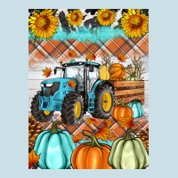 Fall Farm Tractor Air Freshener Ladies Tee | Teevron