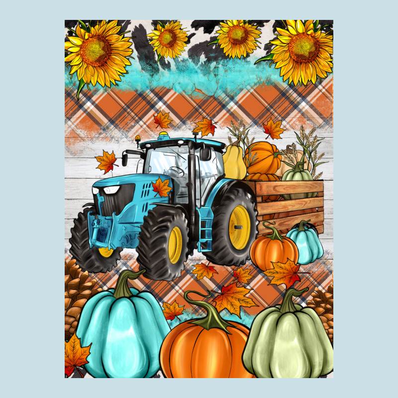 Fall Farm Tractor Air Freshener Ladies Tee by Artiststas | Teevron