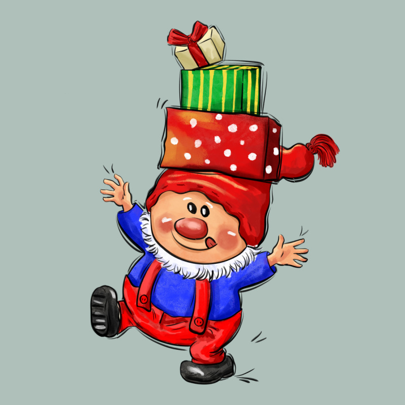 Cute Christmas Gnome Heavyweight Hoodie by CowGirlArtShop | Teevron