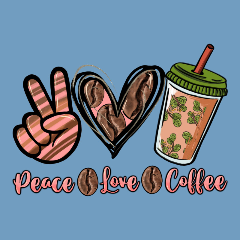 Peace Love Coffee Urban Heavy Tee by NancyCooperArtShop | Teevron