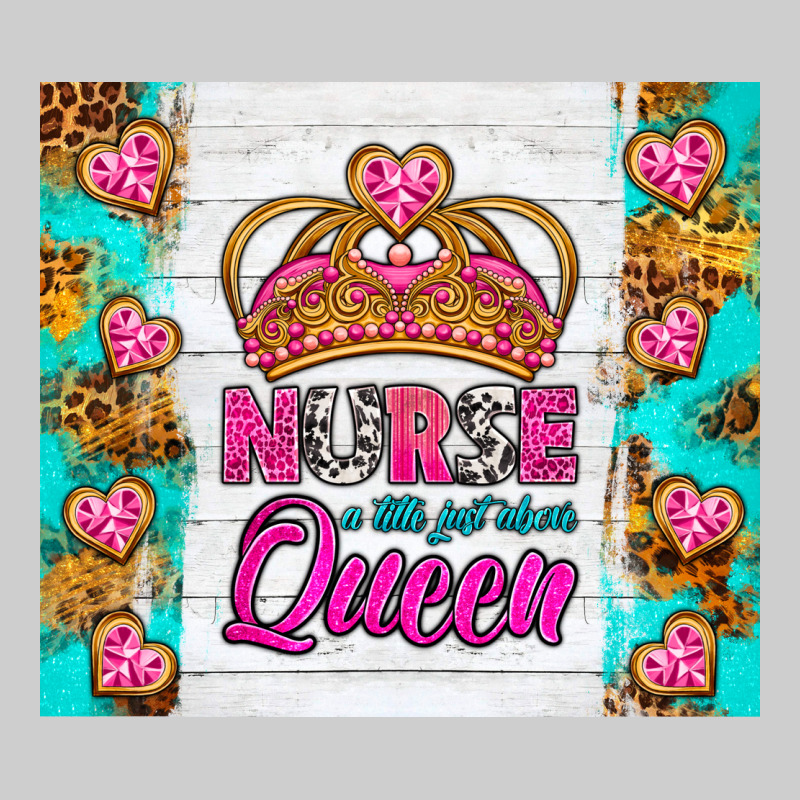 Nurse A Title Just Above Queen Tumbler Premium Tee by BundleAndBundleShop | Teevron