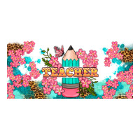 teacher floral pencil libbey glass | Teevron