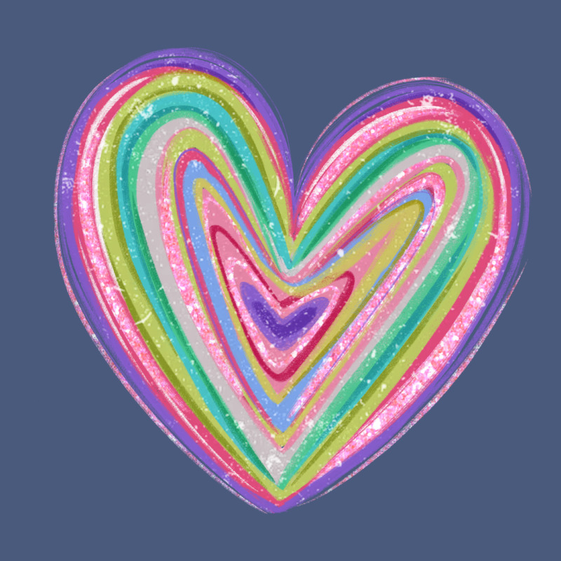 Valentine's Day Colorful Heart Vintage Hoodie by MaliasSmallBusiness | Teevron