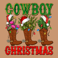 Cowboy Christmas Boots Cactus Heavyweight Hoodie | Teevron