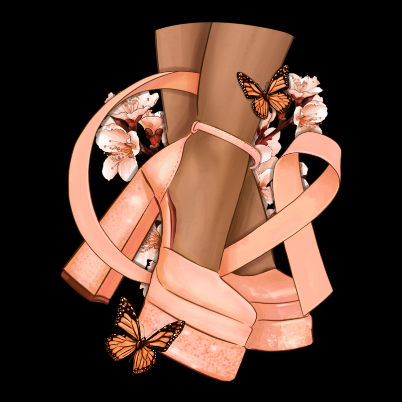 Cancer Diva Peach Ribbon Zipper Hoodie by NancyCooperArtShop | Teevron