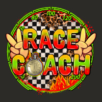 Race Coach With Leopard And Peace Hand Heavy Core Tee | Teevron