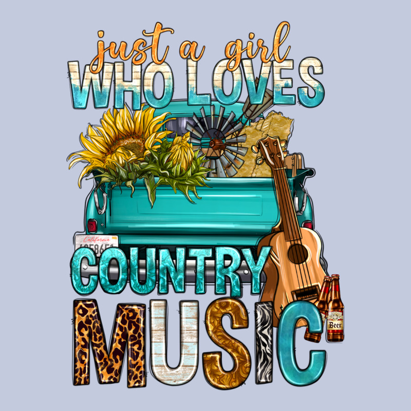 Just A Girl Who Loves Country Music Long Sleeve Tee by BundleAndBundleShop | Teevron