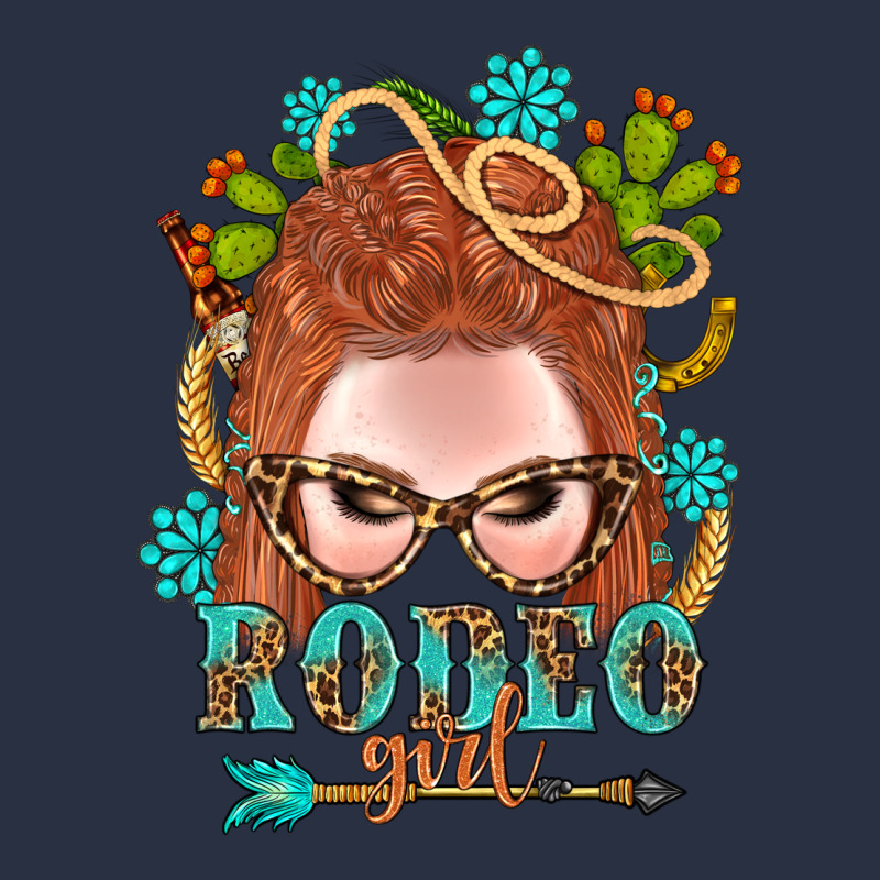 Western Rodeo Girl Braid Red Hair Heavyweight Sweatshirt by BundleAndBundleShop | Teevron