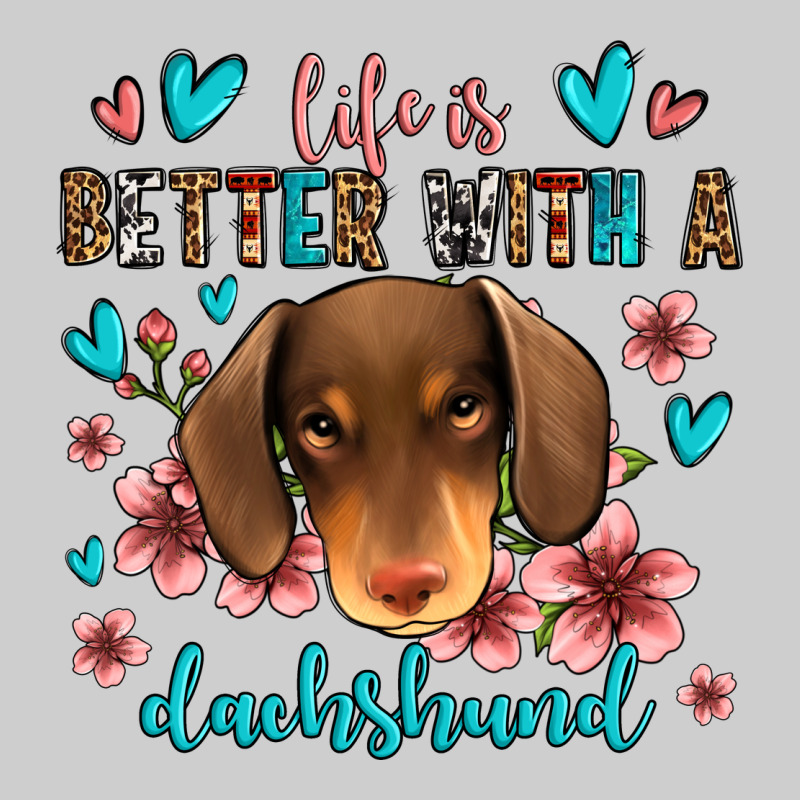 Life Is Better With A Dachshund Premium Tee by Jasminsmagicworld | Teevron