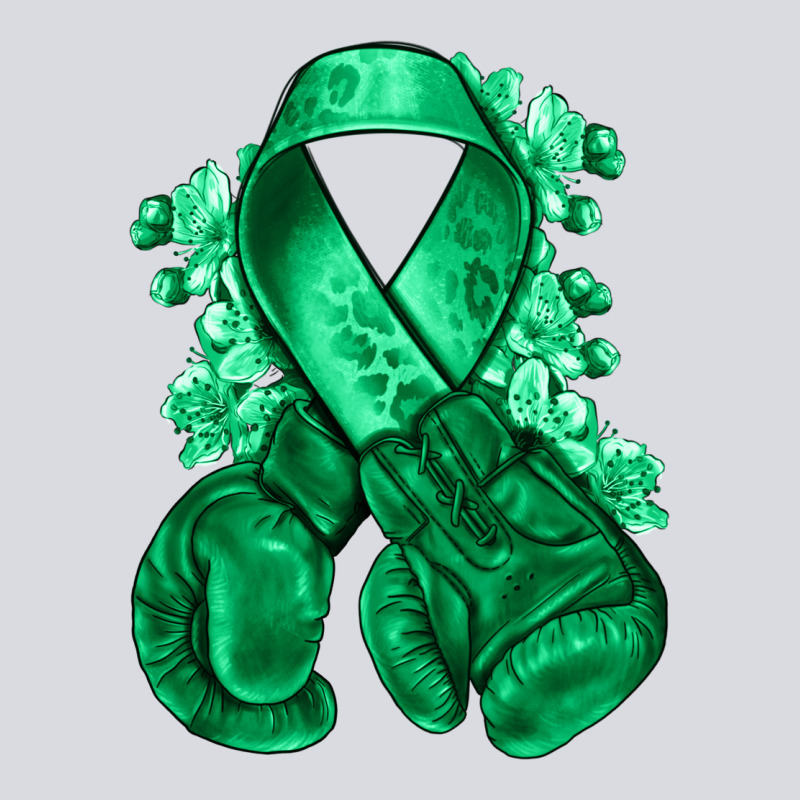 Emerald Green Ribbon Liver Cancer Boxing Gloves Zipper Hoodie by NancyCooperArtShop | Teevron