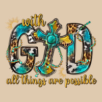 With God All Things Are Possible With Cross Heavyweight Sweatshirt | Teevron