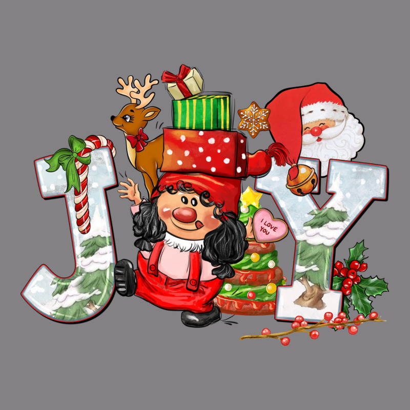 Christmas Joy Girl Gnome Heavyweight Hoodie by CowGirlArtShop | Teevron