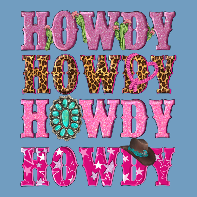 Pink Howdy Howdy Howdy Urban Heavy Tee by NancyCooperArtShop | Teevron