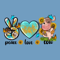 Peace Love Cute Cow Urban Heavy Tee | Teevron