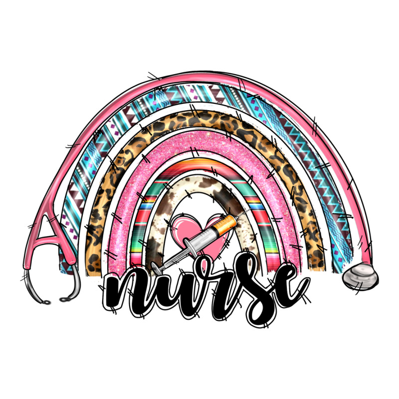 Western Nurse Rainbow Ladies Tee by RanaPortraitStore | Teevron