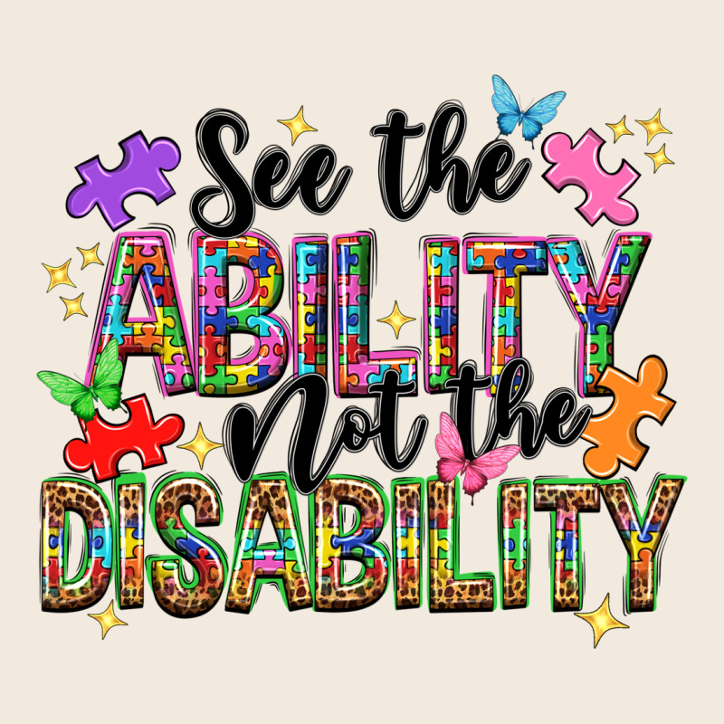 See The Ability Not The Disability Zipper Hoodie by NancyCooperArtShop | Teevron