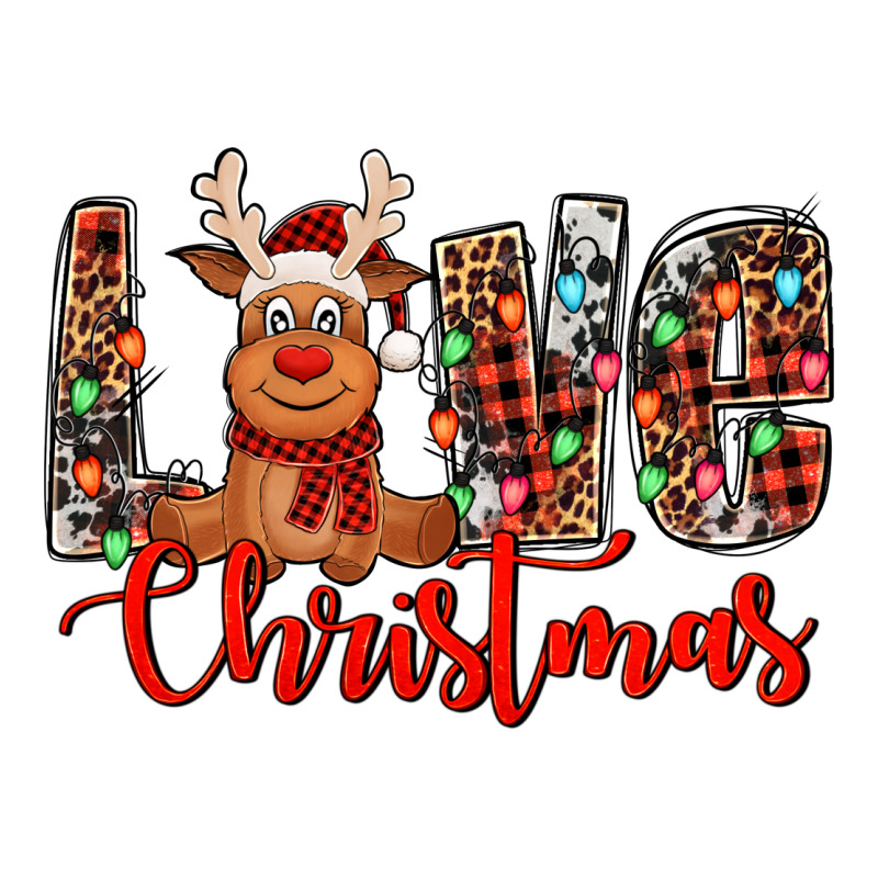 Love Christmas Reindeer Premium Tee by Jasminsmagicworld | Teevron