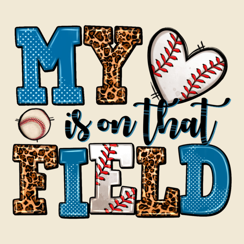 My Heart Is On That Field Baseball Ladies Tee by AdoDesignShop | Teevron